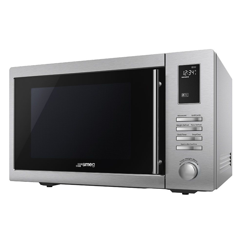 Smeg MOE25X Microwave Oven With Grill - 25L - Stainless Steel